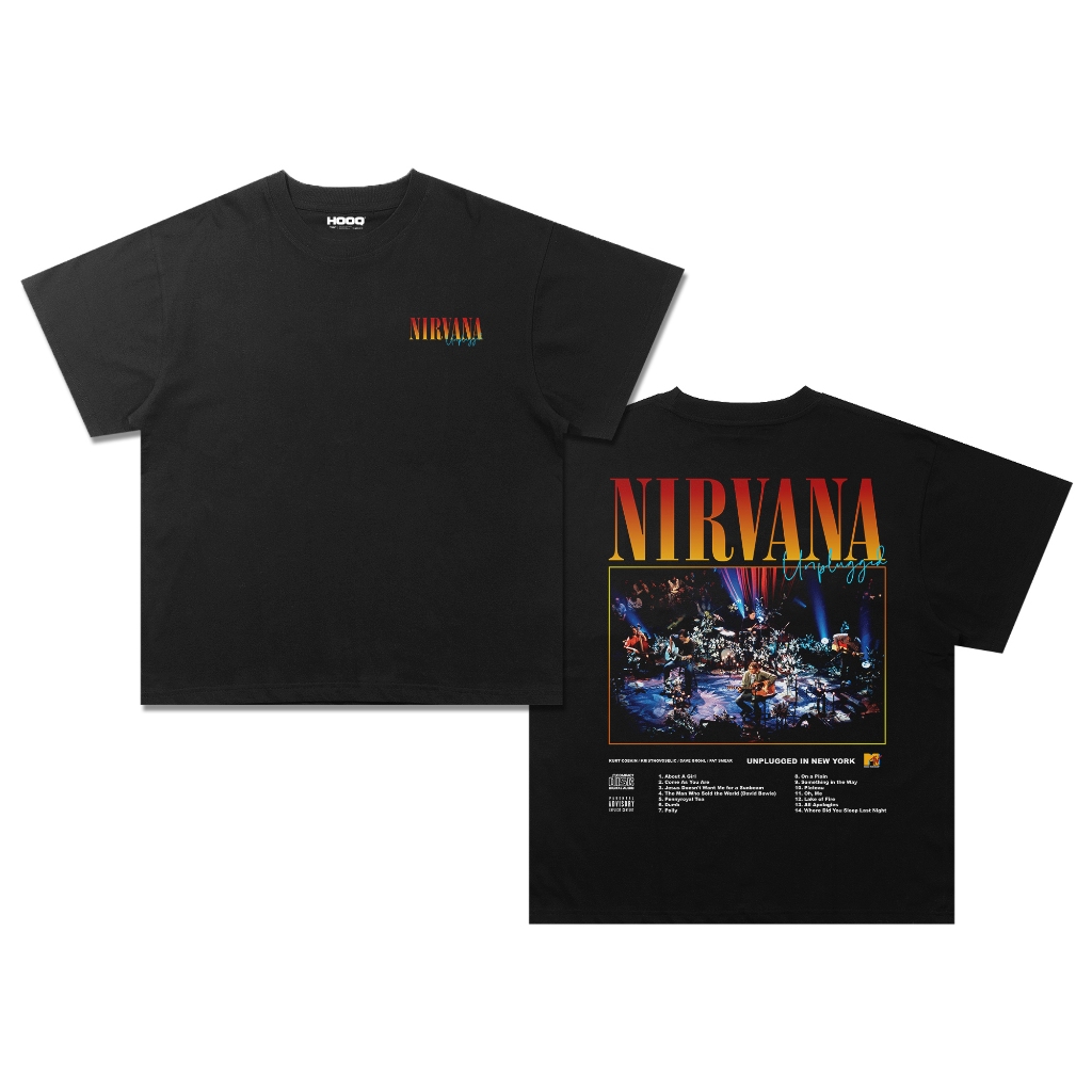 [ORI] Kaos Band Nirvana Unplugged MTV Oversize tshirt Nirvana Unplugged tee