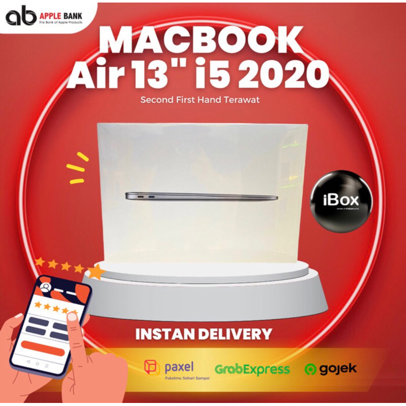 New Macbook Air 2020 13 Inch M1 SSD 256GB Garansi Resmi
