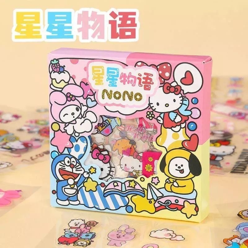 

Stiker Momo/mixue 25 pcs, 100 pcs