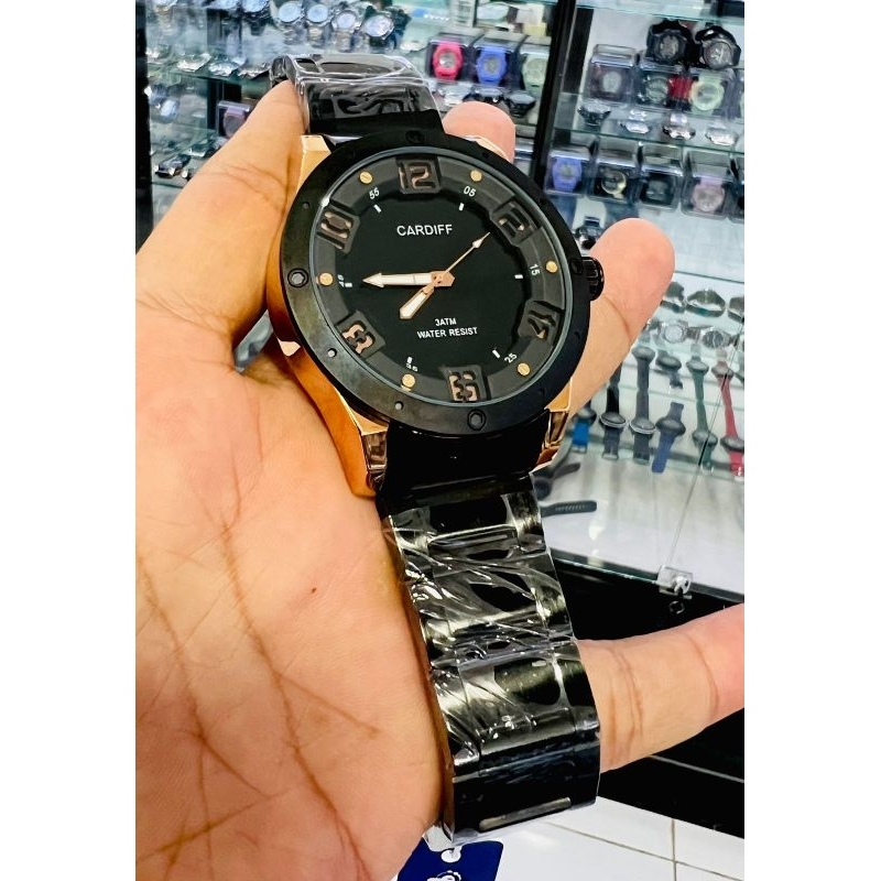 Jam Cardiff ORI Pria (Bisa COD) Jam Analog