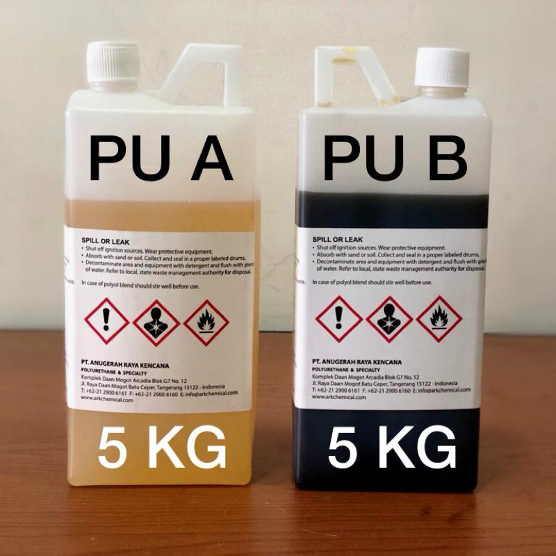 POLYURETHANE FOAM , PU A PU B ( 5 kg PU A dan 5 kg PU B)