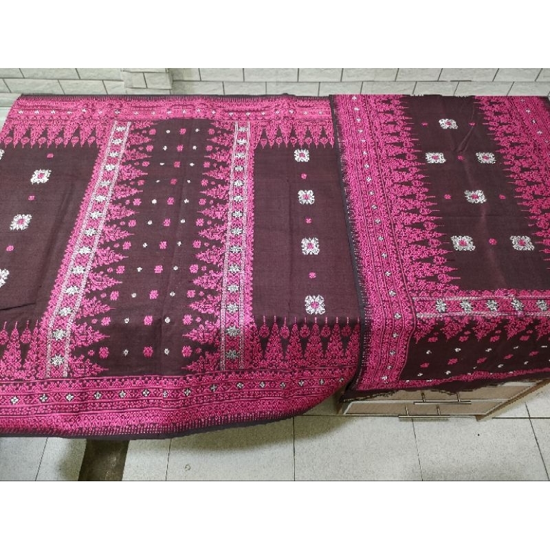 Songket Palembang Asli Motif Cantik Manis Putri Cina Sutera Gebeng