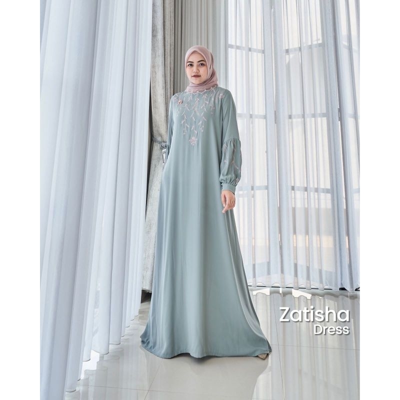 ZATISHA DRESS BY MAREVI FASHION GAMIS TERBARU ABAYA