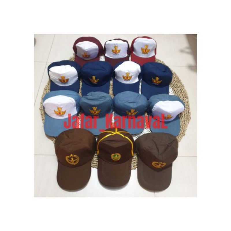 TOPI SD SMP SMA PRAMUKA, TOPI SD SMP SMA PRAMUKA