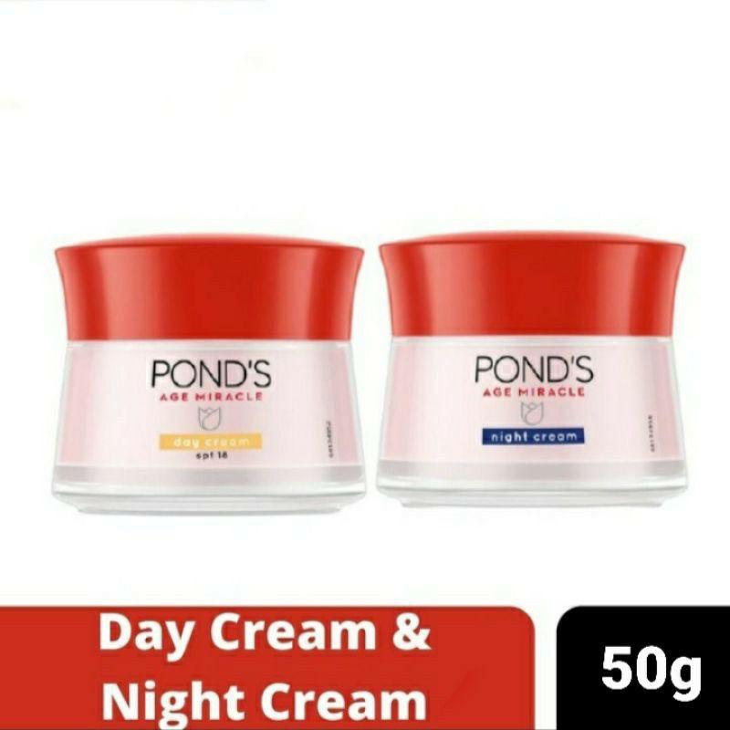 Ponds Age Miracle Day Cream &amp; Night Cream 50g - Ponds Age Miracle Day Cream &amp; Night Cream 50g