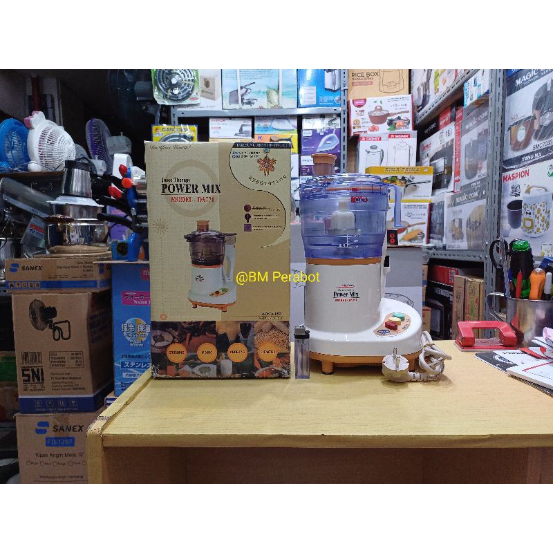 Chopper Blender Juicer Mixer Pelumat Bumbu Daging POWER MIX DA 771
