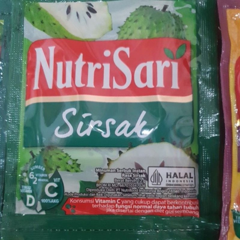 

Nutrisari Sirsak 1renceng (10pcs)