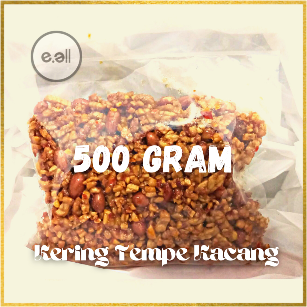 

Tempe Kacang Kering 500 gram - cemilan instan enak original asli