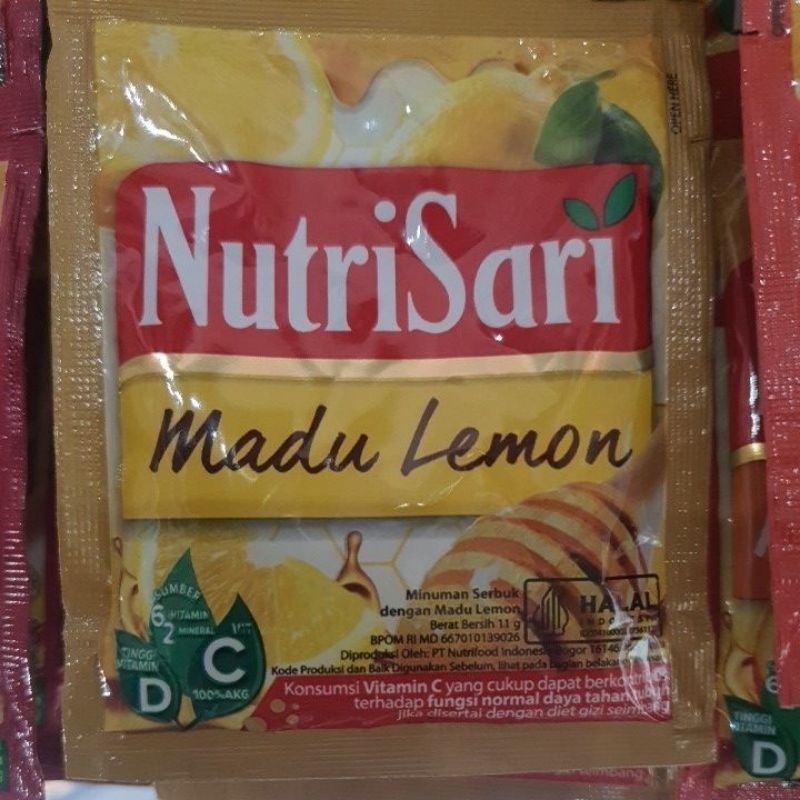 

Nutrisari Madu Lemon 1renceng (10pcs)