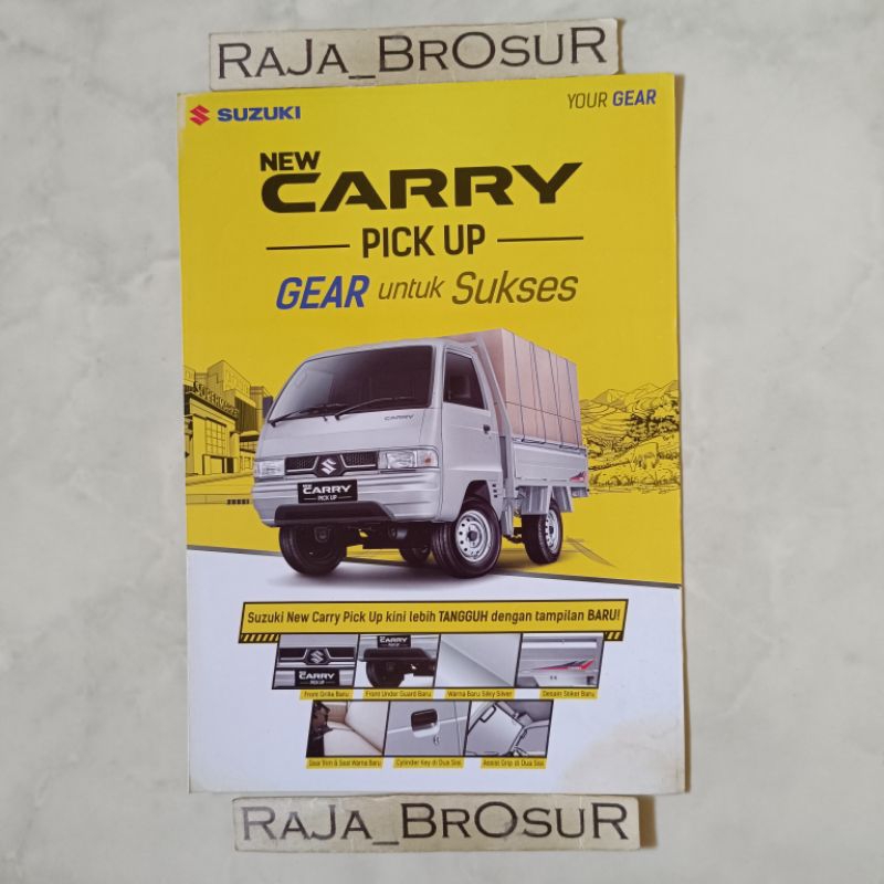 Poster brosur katalog leaflet Suzuki Carry PickUp Pick Up 2017