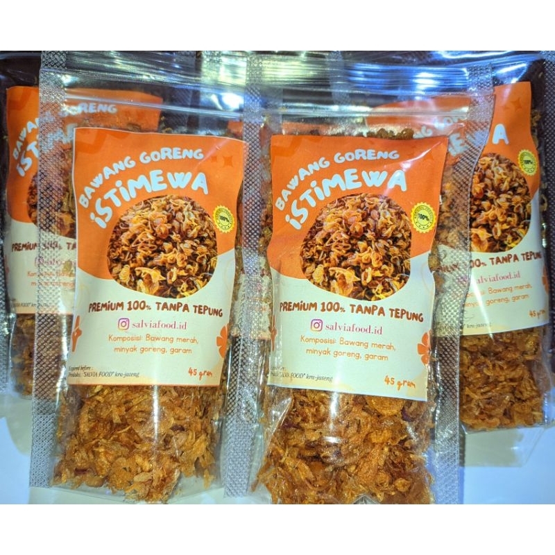 

45 gram bawang merah goreng 100% tanpa tepung