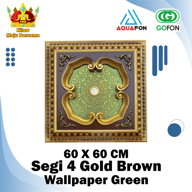 ORNAMEN PLAFON PVC 6060 / ORNAMEN LAMPU PLAFON