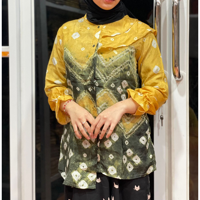 Atasan jumputan palembang