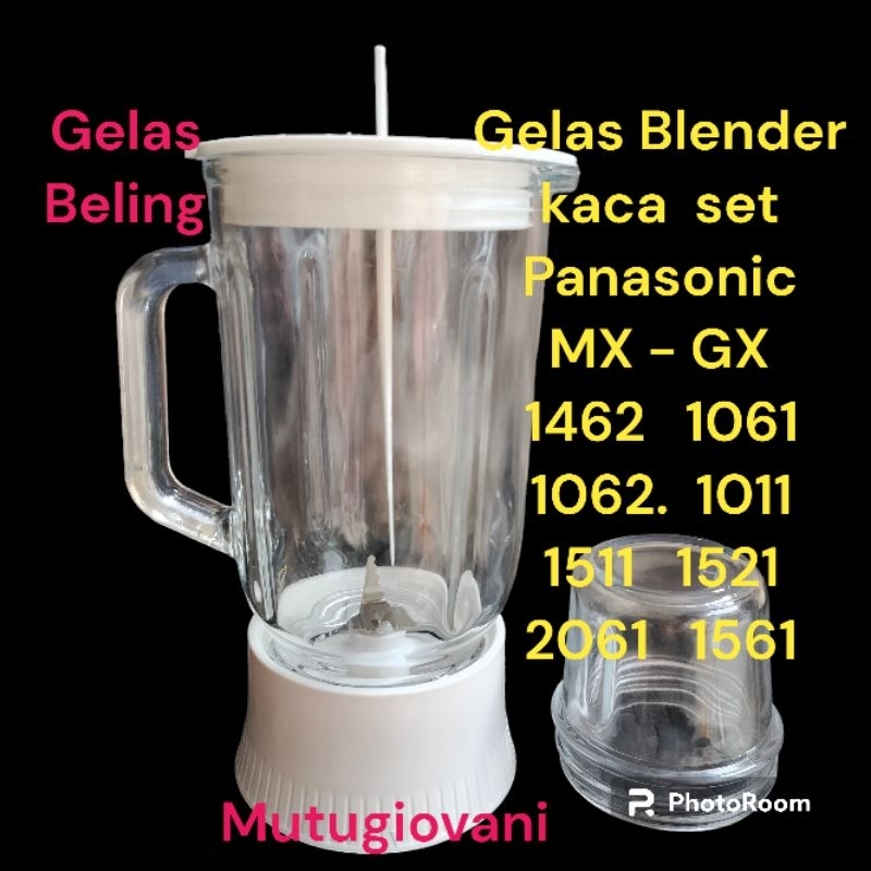 Gelas Blender Kaca set Panasonic