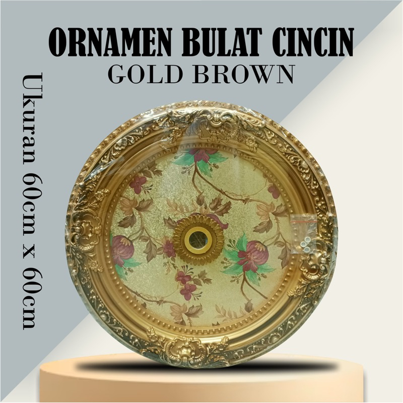 ORNAMEN LAMPU 6060 / PLAFON PVCC/ ORNAMEN PLAFON