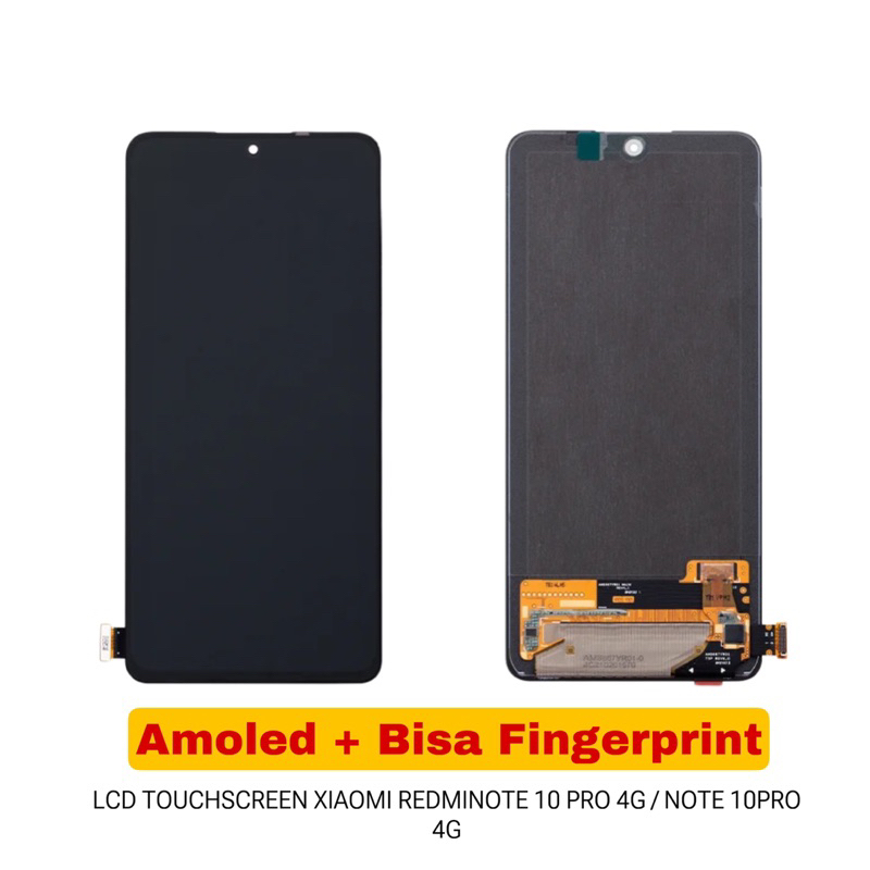 LCD TOUCHSCREEN XIAOMI REDMI NOTE 10 PRO 4G Amoled Bisa Fingerprint / Original LCD Xiaomi
