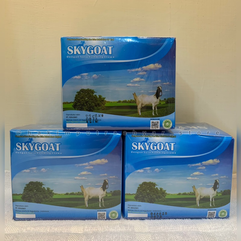 

SKYGOAT Etawa ~ Susu Kambing Full Cream Original Vanilla Isi 10 Sachet