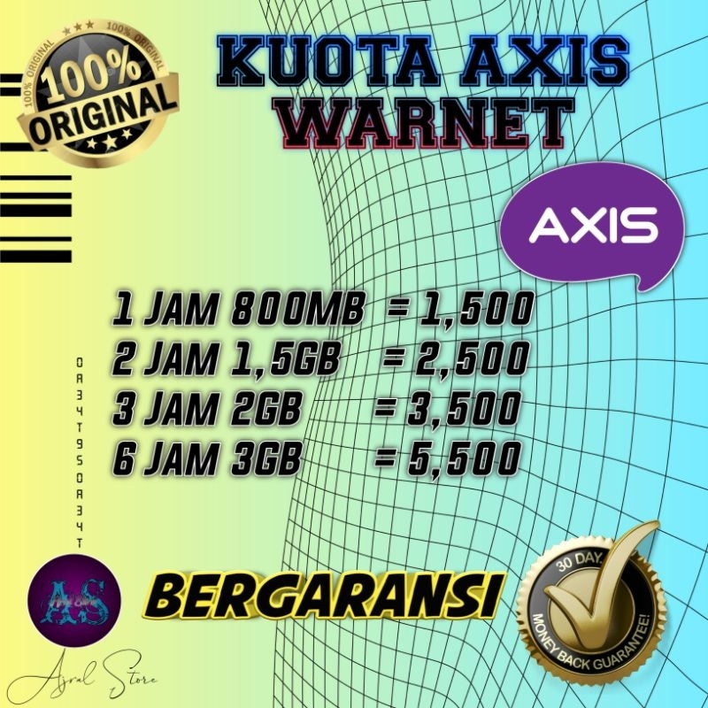 Kuota Axis Warnet Murah