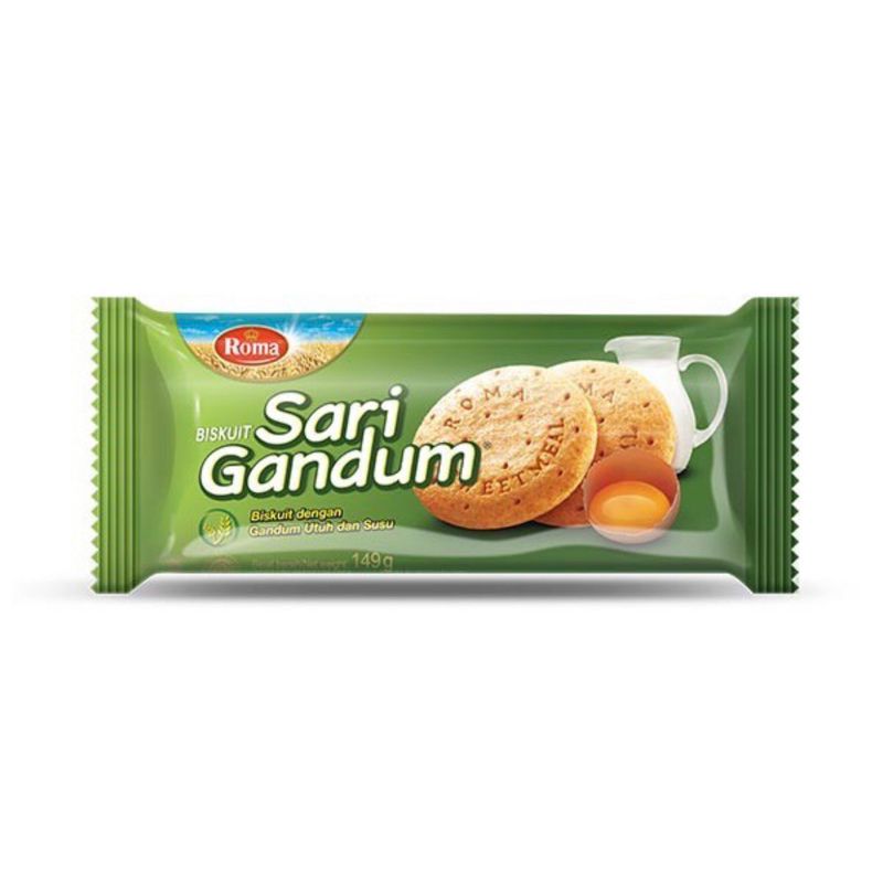 

Roma Biskuit Sari Gandum 149 gram