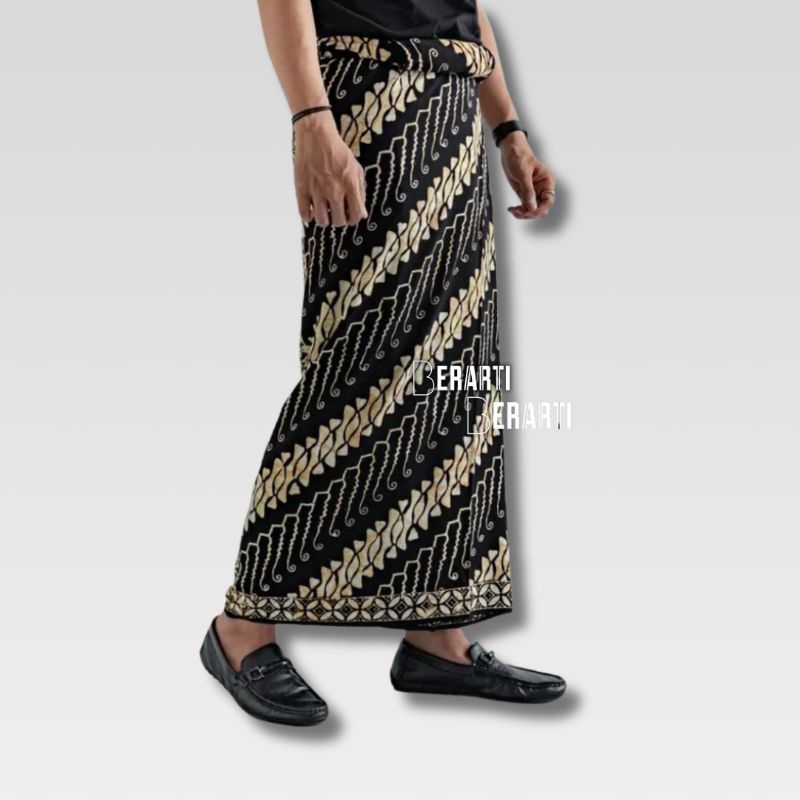 Sarung Batik Tradisional Cap Bahan Rayon Pria