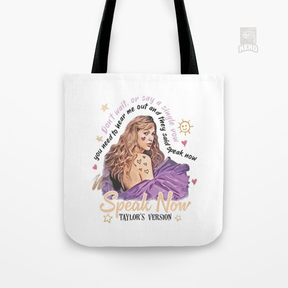 Tote Bag Kanvas Taylor's Swift Comfort Colors