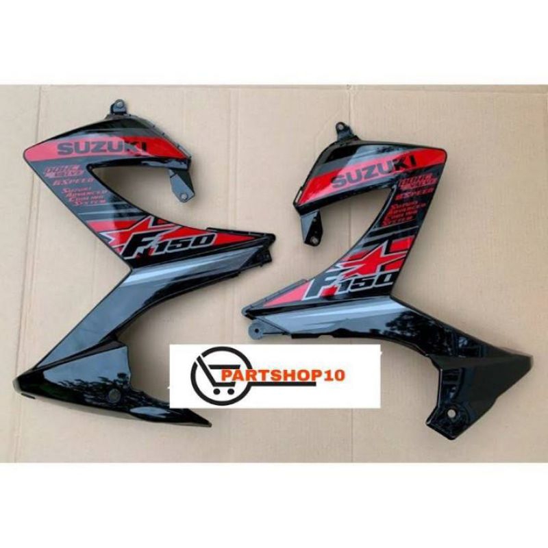 Cover sayap Tebeng bok sayapan samping plus stiker SUZUKI SATRIA F FU FL FACELIFT NEW kiri kanan Mot