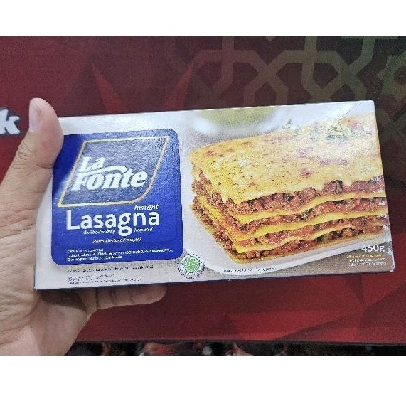 

ED 01.27 PCS 450GR BOX - LAFONTE LASAGNA 543016/ LAZAGNA - live mie