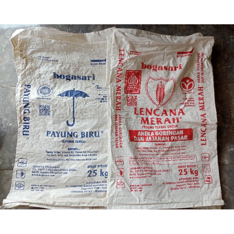 Karung Bekas Tepung Terigu 10 Lembar