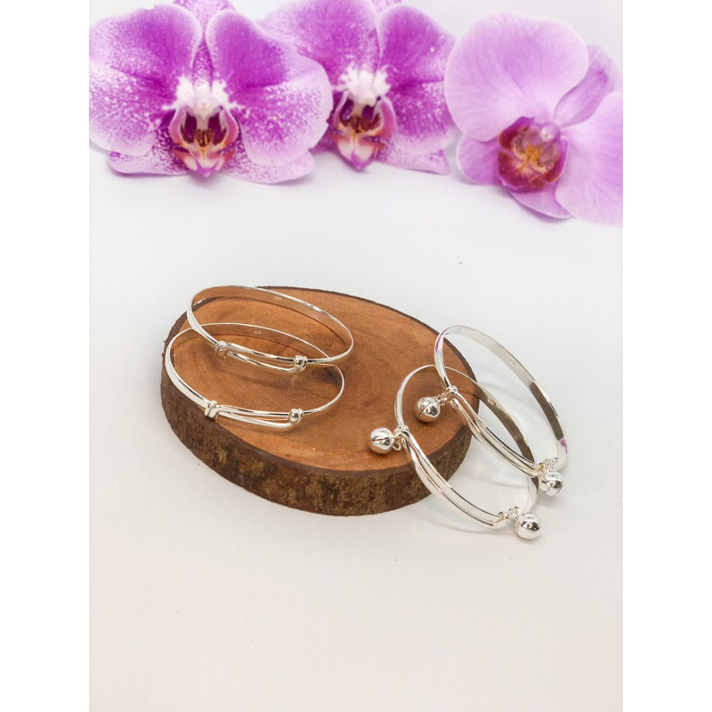 SET GELANG BAYI TIGABULAN ( perak / selaka )