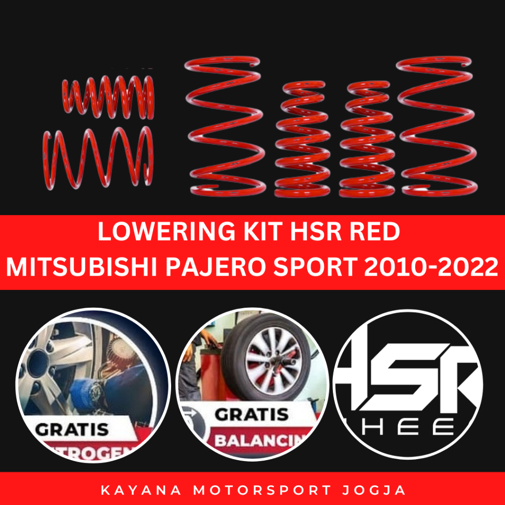 Lowering Kit Hsr Pajero Sport Per Ceper Penghilang Limbung Buat Pajero Sport
