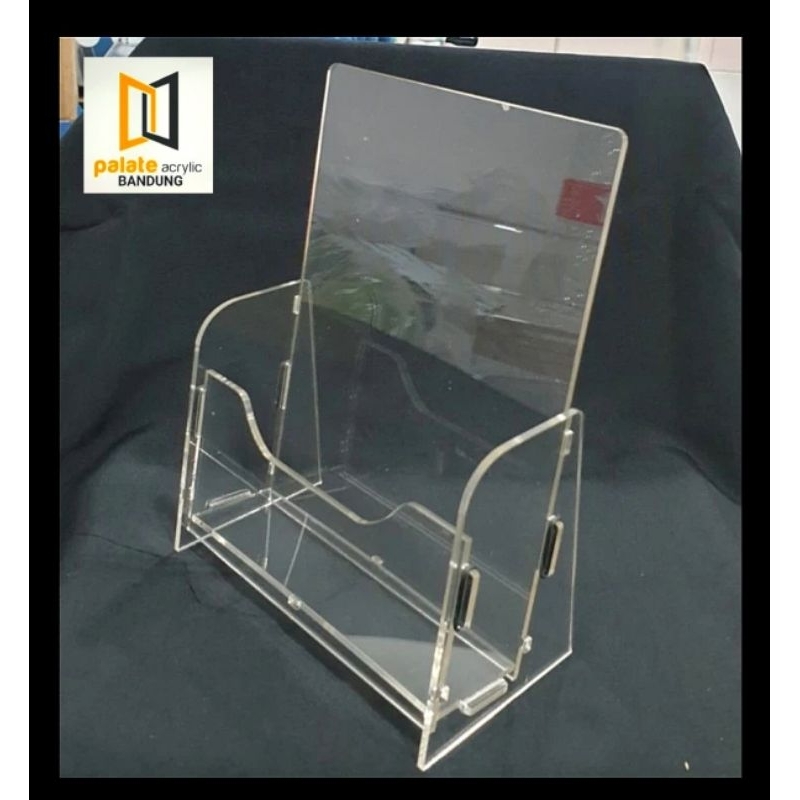 

AKRILIK KOTAK BROSUR A5/ TEMPAT BROSUR AKRILIK/ BOX BROSUR ACRYLIC