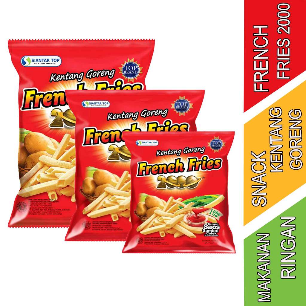 

Snack Ringan Potato - French Fries 2000 - Snack kentang Goreng