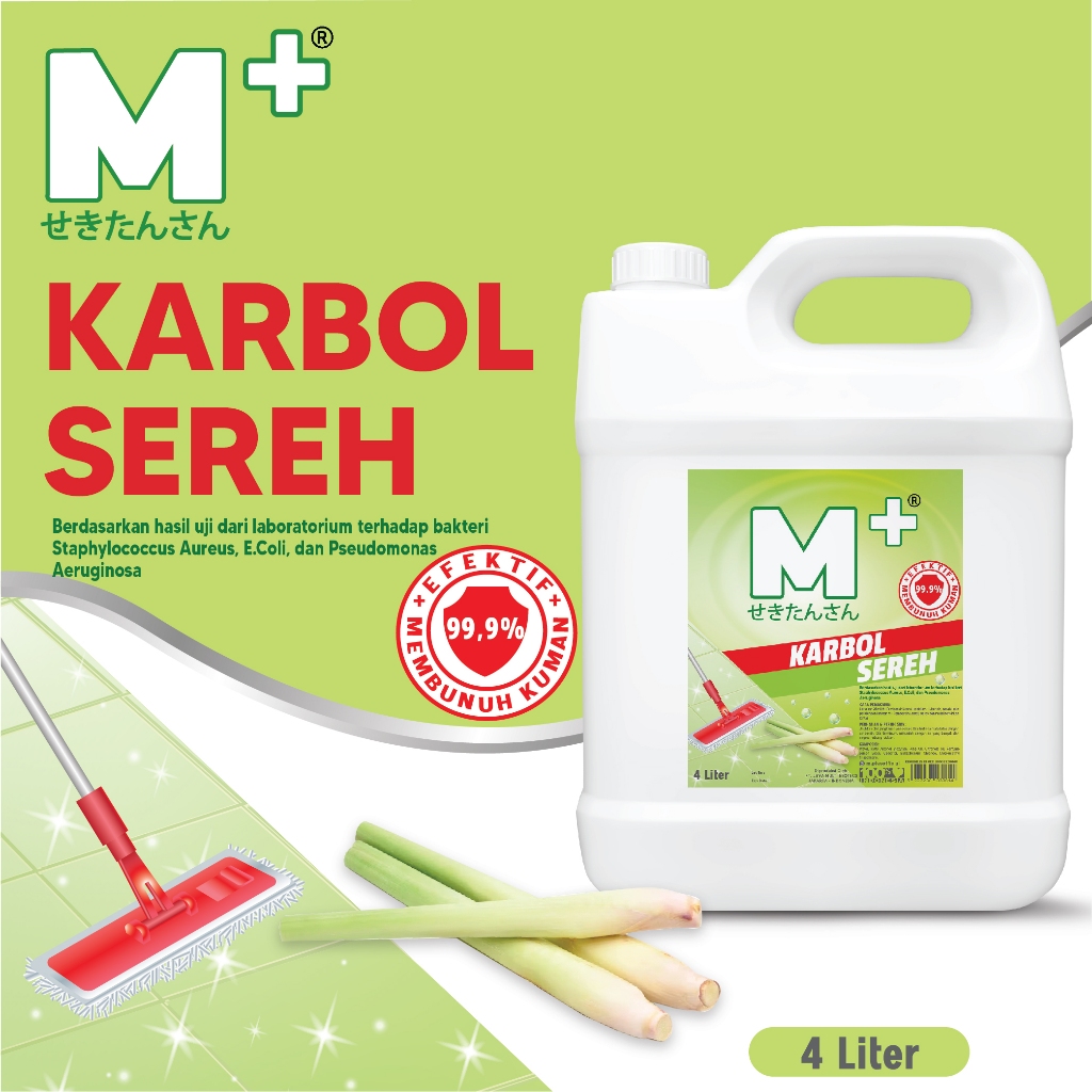 M+ Karbol Sereh - 4 Liter