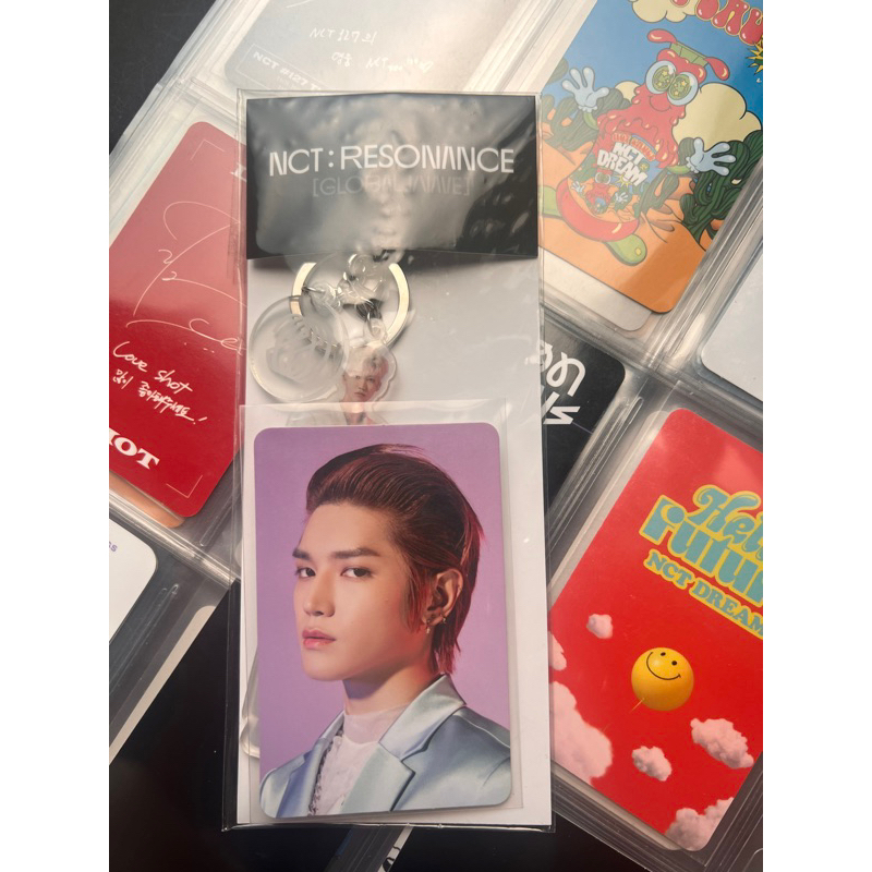 pc keyring taeyong photocard taeyong nct