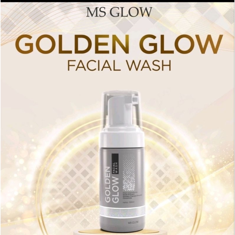GOLDEN GLOW FACIAL WASH MS GLOW / FACIAL WASH GOLDEN GLOW MS GLOW