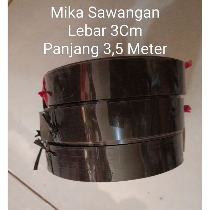 Mika Sawangan Hitam Lebar 3Cm