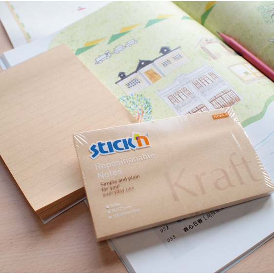 

Stick'n Kraft Notes 3x5 Inch 76 x 127 mm