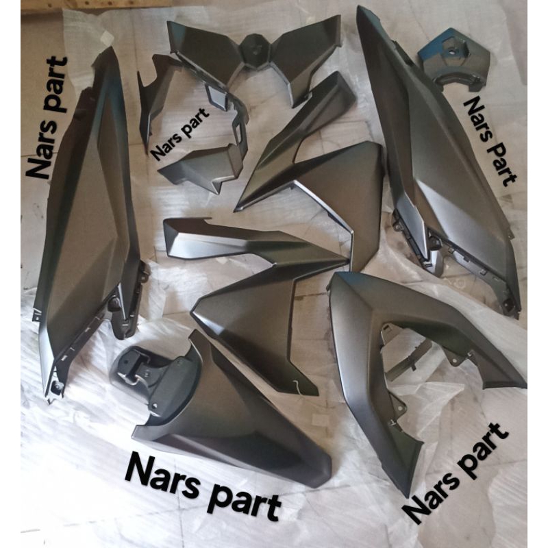 Full set Cover Body Halus Vario 125 150 esp 2016 2017 2018 coklat doff