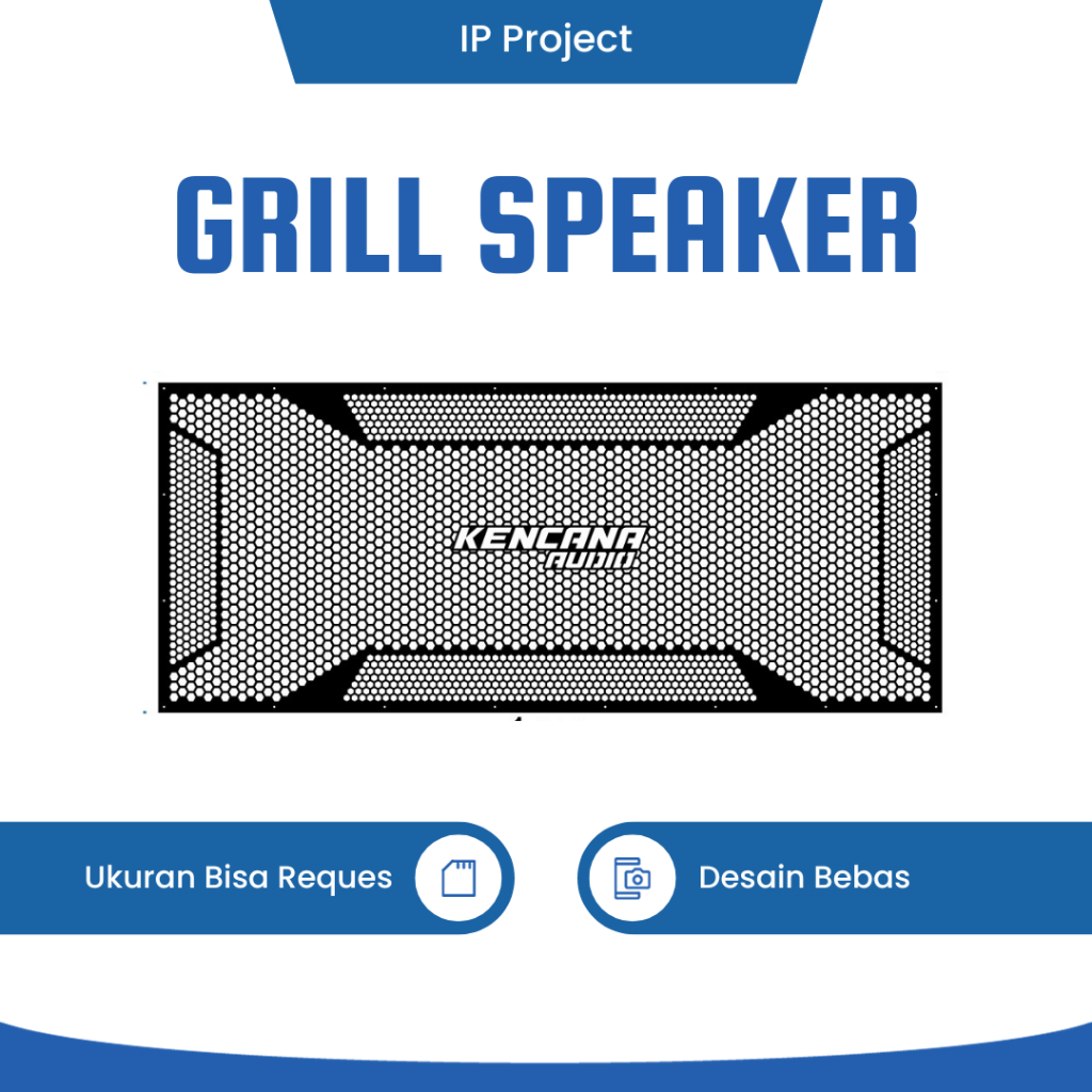 Grill Speaker Sound System Model Box Besar
