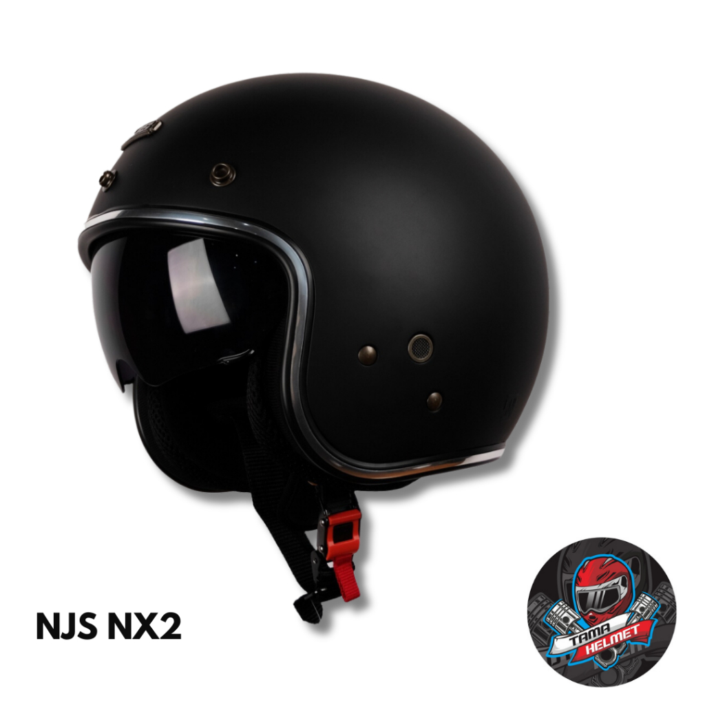 NJS NX2 HELM RETRO DENGAN INNER VISOR
