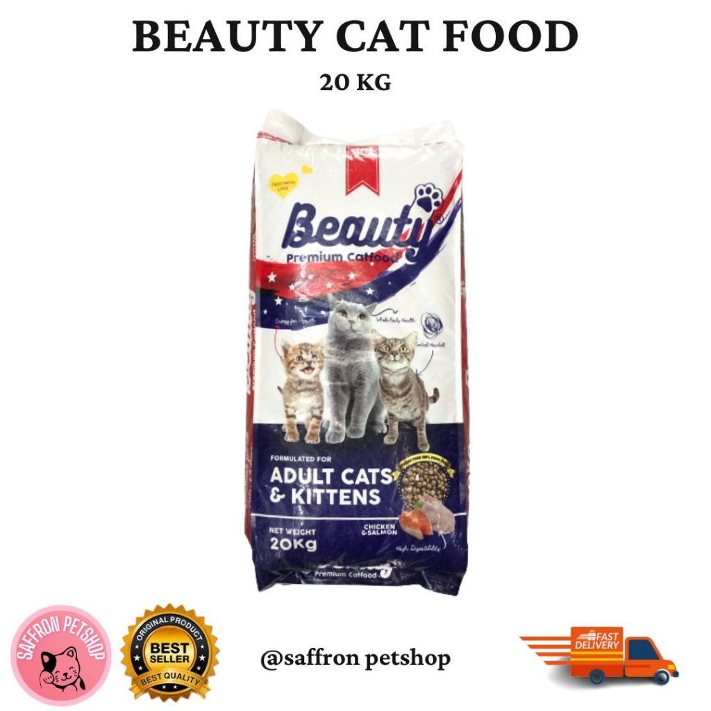 BEAUTY CAT 20 KG, MAKANAN KUCING BEAUTY