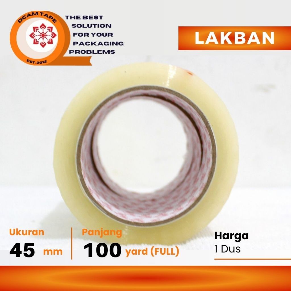 

Lakban bening - Lakban coklat 100 yard FULL 2inci x100 yard FULL 1 dus grosir - Qualitas Setara Daimaru