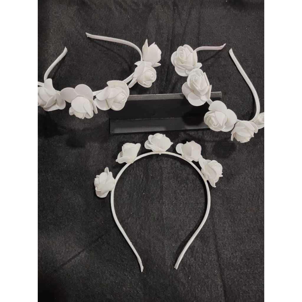 BANDO BUNGA / BANDO BUNGA PUTIH / HEADPIACE HIASAN KEPALA