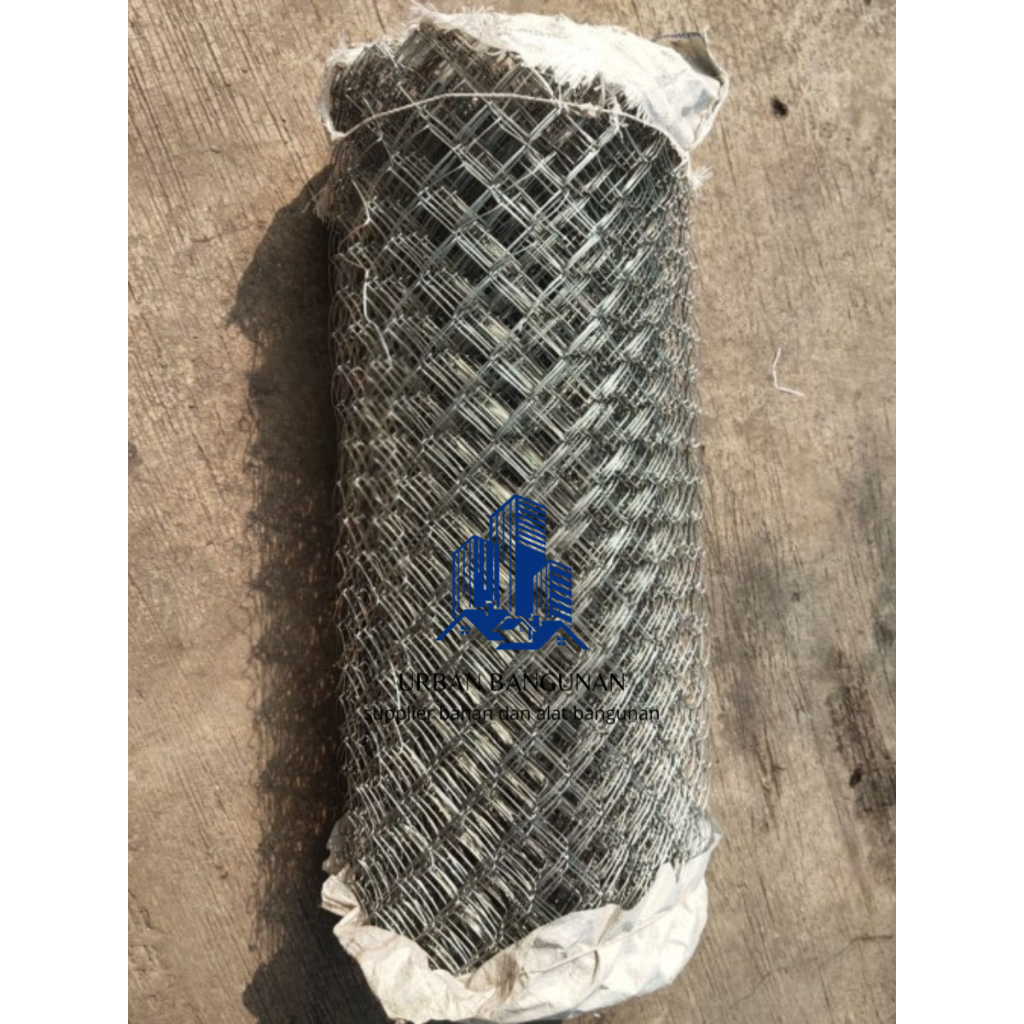 Kawat Pagar Harmonika 1,6 mm tinggi 2 meter lubang 3 CM