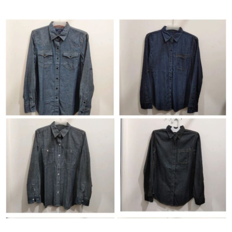 Kemeja jeans isuga