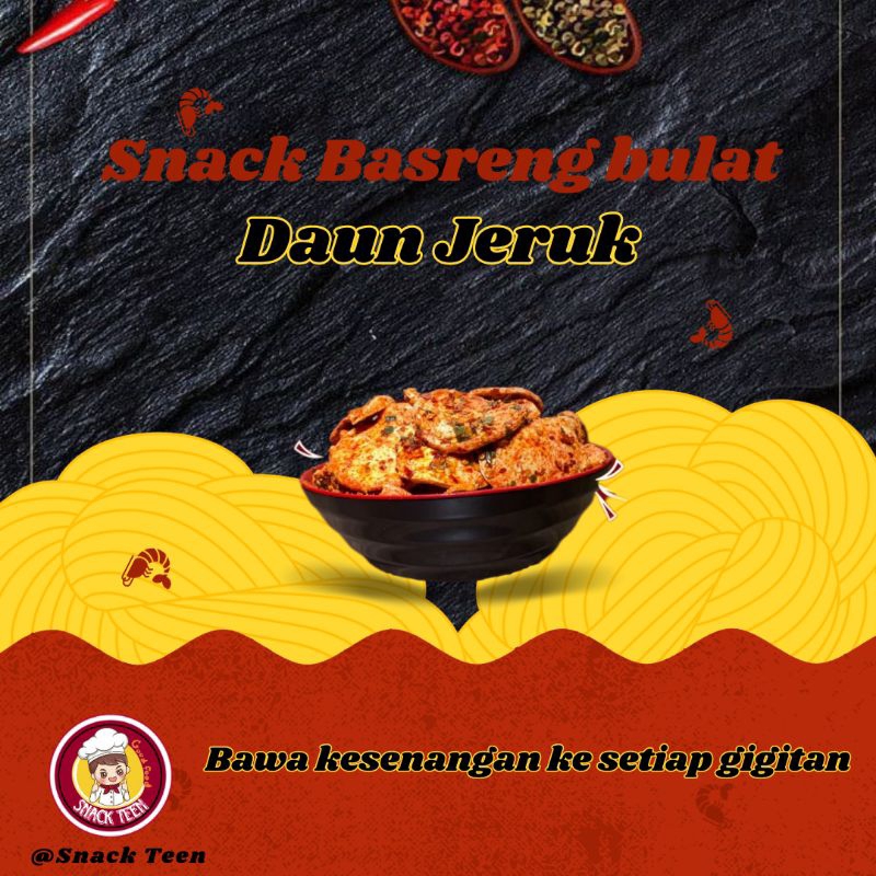

Basreng bulat/coin/gepeng Snackteen