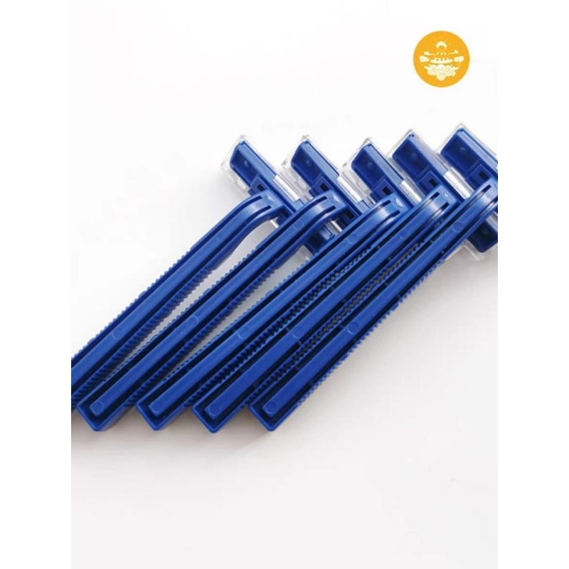 ( READY HIJAU ) SILET CUKUR/ALAT CUKUR KUMIS DAN JENGGOT | 2 MATA PISAU / 2 SISI LEBIH TAJAM (TANPA 