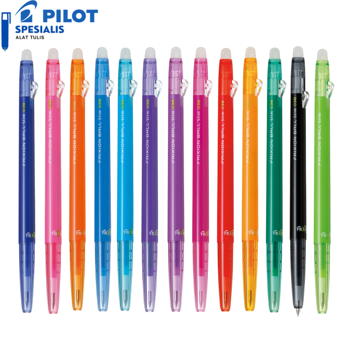 

Pulpen Pilot Frixion Ball Slim 0.38 mm Erasable Ink Tinta Yang Dapat Dihapus