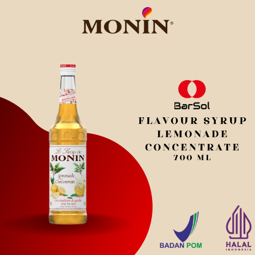 

Monin Syrup Lemonade Concetrate 700 Ml - Barsol Indonesia