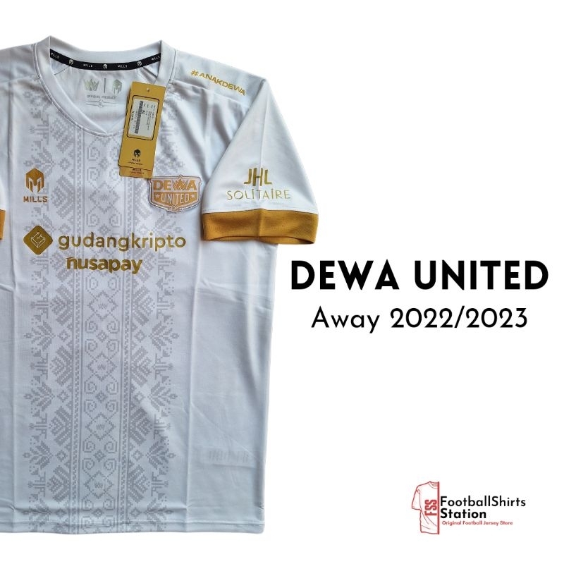 Jersey Dewa United Away Replica Version Size XL Original Mills